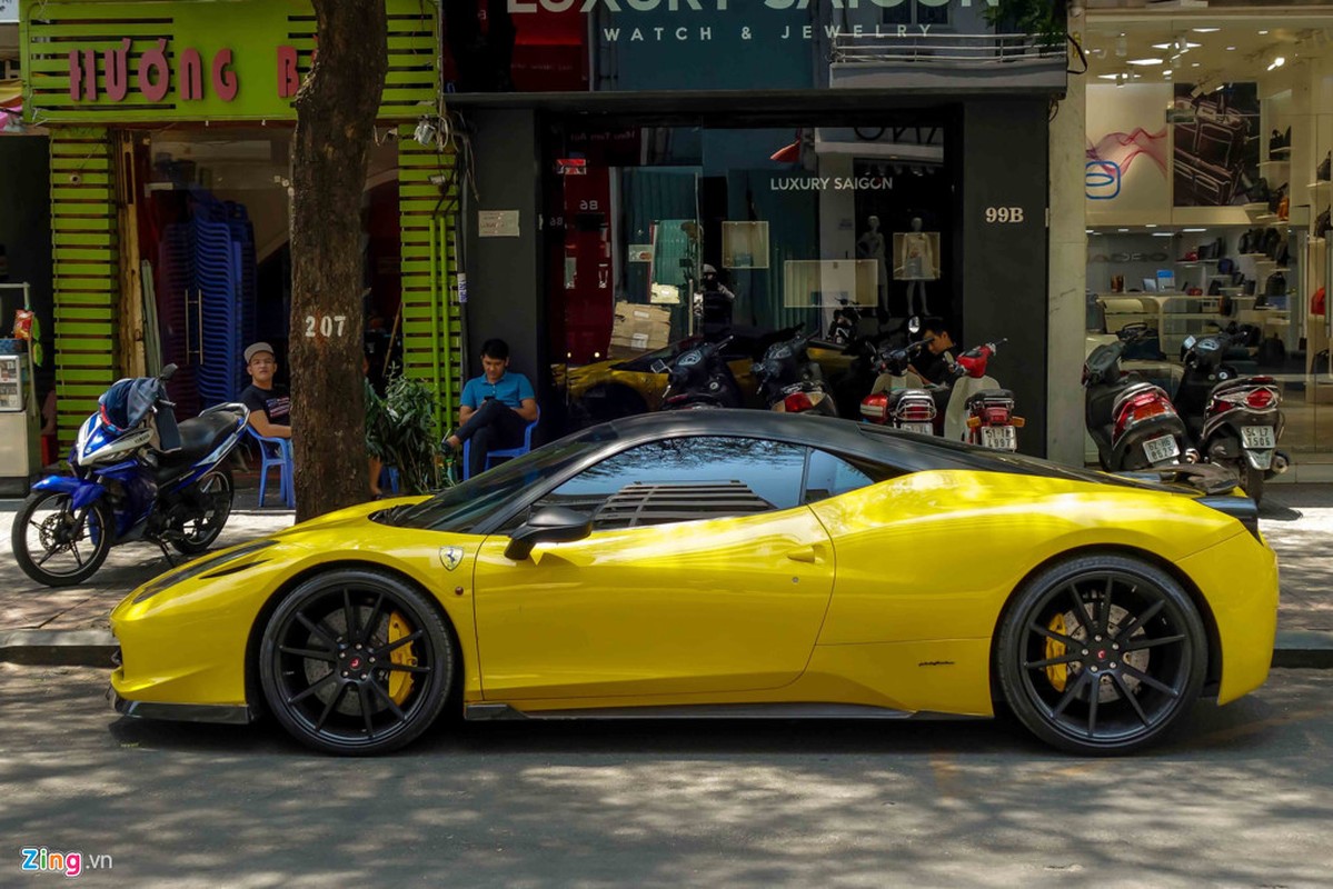 Ferrari 458 Italia tien ty  do carbon &quot;sang chanh&quot; o Sai Gon-Hinh-5